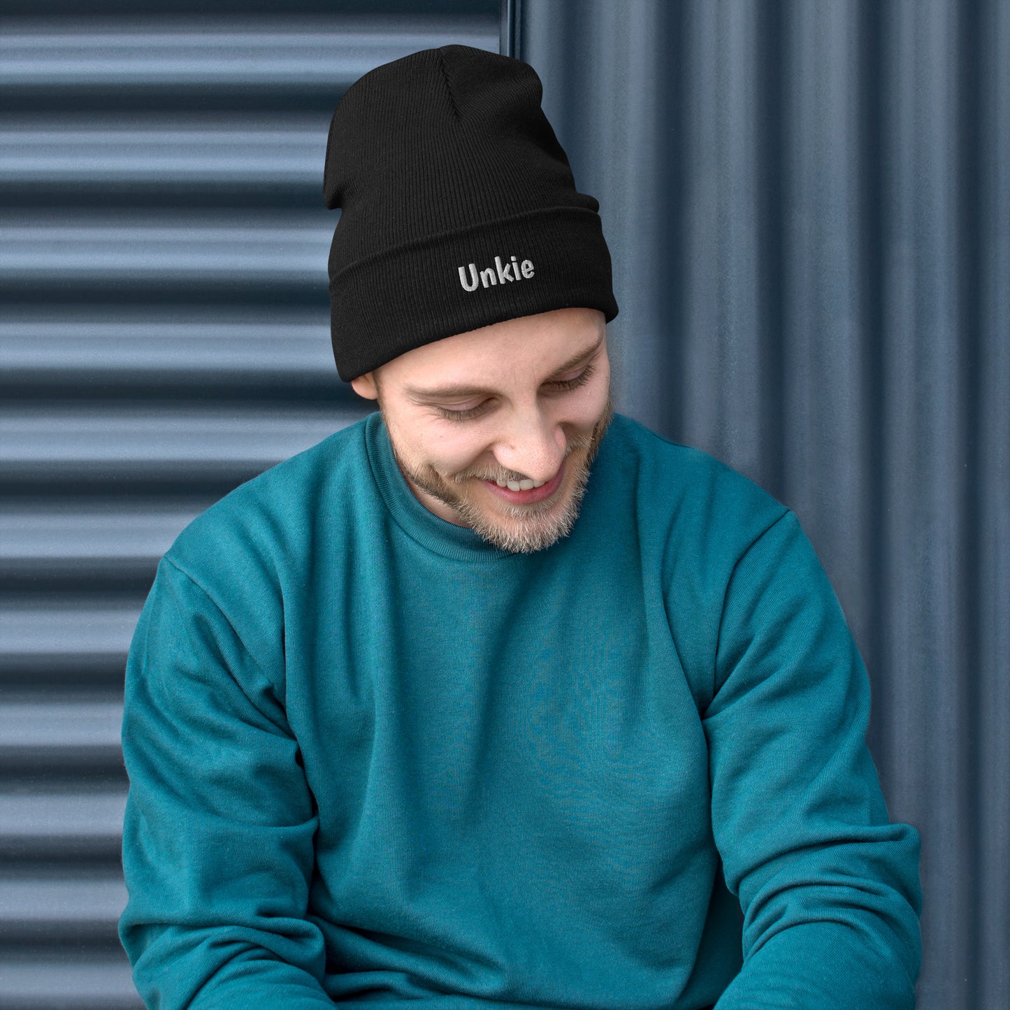 Unkie Embroidered Beanie