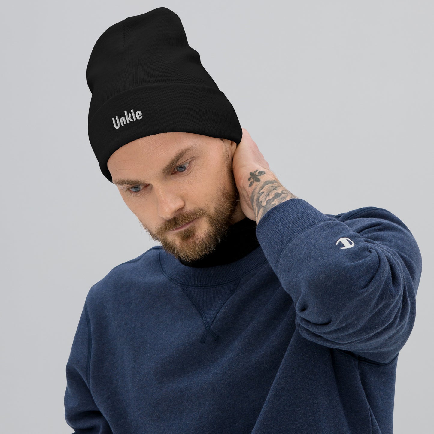 Unkie Embroidered Beanie