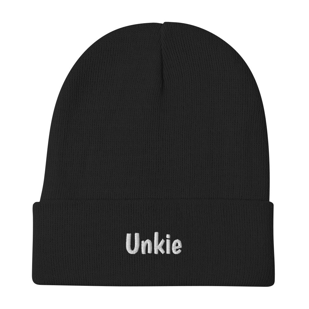 Unkie Embroidered Beanie